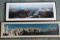 (2) Large Panoramic Vermont Winter Framed Photographs